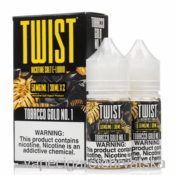Vape Hrvatska Tobacco Gold Br. 1 - Twist Sol E-tekućina - 60ml 50mg